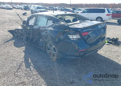 2020 Nissan Sentra Sr Xtronic Cvt z USA, uszkodzony, nr VIN 3N1AB8DV1LY293651